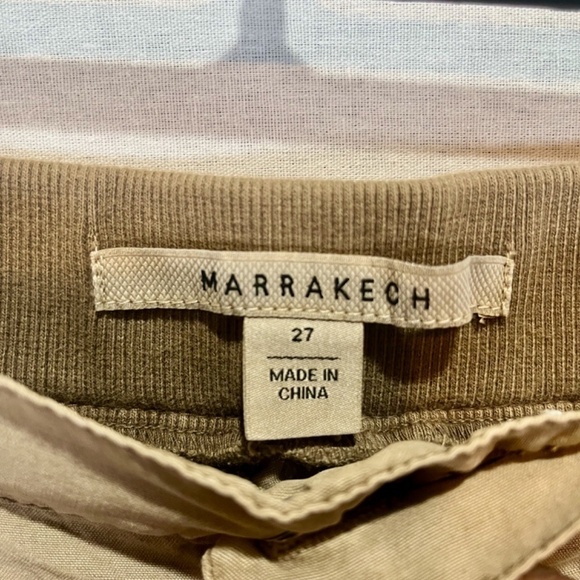 MARRAKECH (ANTHROPOLOGIE), ZIPPED CARGO CROPPED CARPIS. NWT - Picture 6 of 8